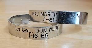 Vietnam War POW Cuff Bracelets  lot of 2