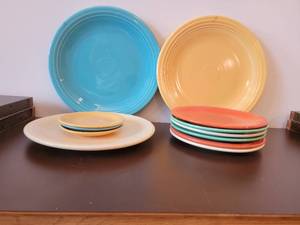 Vintage Fiesta Ware Plates