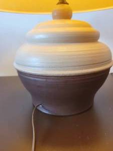 Rustic Ceramic Ginger Jar Table Lamp