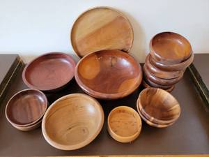 Wooden Bowl Entertaining Group
