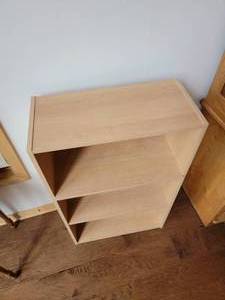 Blonde Half Bookcase