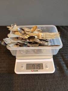 Assorted Sterling Silver Spoons 719 Grams
