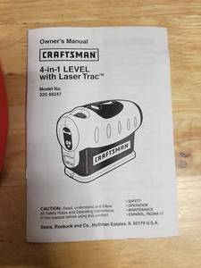 Craftsman 4-in-1 Level with Laser Trac 320.48247
