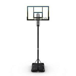 lot 173 image: Spalding 44 Polycarbonate Portable Basketball Hoop-500082 with Regulation Size Wilson Ball
