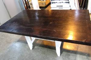 lot 167 image: Hand Craft 74 x 43.5 x 32 KitchenDining Room Table
