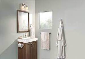lot 14 image: Moen Wellton 4-piece Bath Hardware Set-Y1394BN