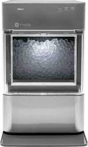 lot 18 image: GE Profile - Opal 2.0 38 lb. Portable Ice maker with Nugget Ice Production and Built-In WiFi - Stainless Steel