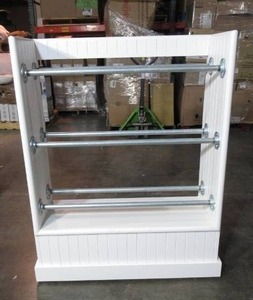lot 23 image: Hand Crafted Chique Country Style Display Shelving