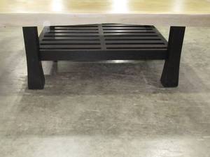 lot 62 image: 49 x 35 x 16 34 Weather Oak Style Minimalist Coffee Table