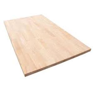 lot 93 image: Hardwood Reflections 6 ft. L x 25 in. D Unfinished Hevea Solid Wood Butcher Block Countertop With Eased Edge