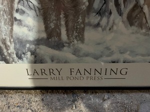 Wolf Picture  plastic frame