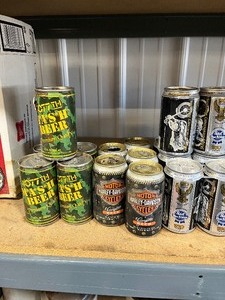 Collectable Beer cans  Harley   Sturgis  Mash