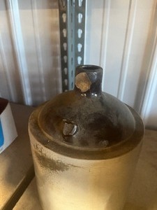 3 Crock Jugs  Brown tops