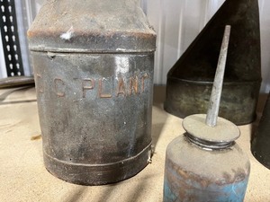 Coal Oil Can  Funnel   oil can