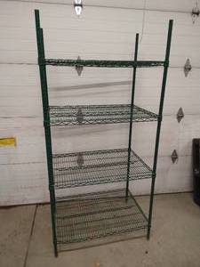 Green NSF Shelf Unit