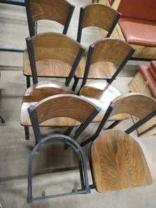 (6) WoodMetal Chairs