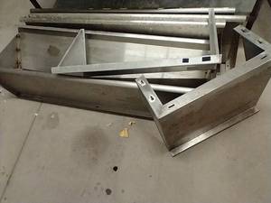 Lot Of Stainless Shelving