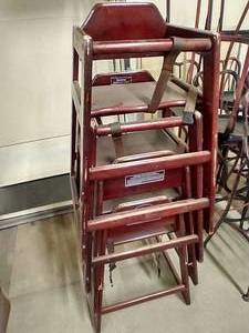 (4) High Chairs