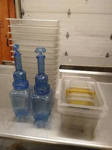 Food Trays And (2) Rapi-Kools