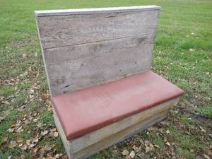 Outdoor Padded Single Bench