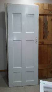 Vintage Solid Wood Doors (8) White 6 panel