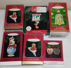 Vintage Hallmark Keepsake Ornaments Teacher (6)