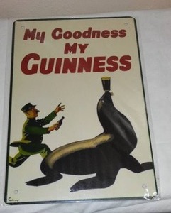 My Guinness Beer Metal Sign.