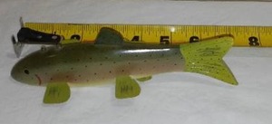 Vintage Collectible Spear Fishing Decoy, Larwence Bethel.