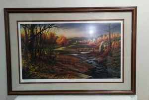 Terry Redlin Indian Summer, Signed  Numbered.