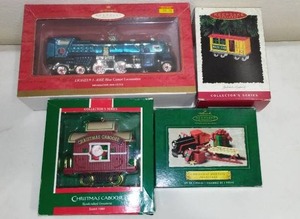 Vintage Hallmark Keepsake Ornaments Train Theme (4)