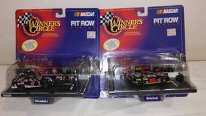 Vintage Winners Circle Pit Row Kenny Irwin, Dale Earnhardt Jr