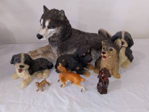 Canine Dogs Of Figures.