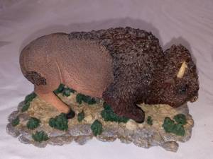 World Wildlife Fund Bison Figurine.
