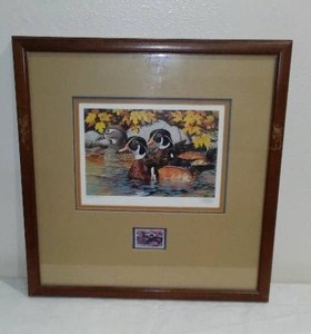 1984 Thomas Gross Waterfowl StampPrint numbered.