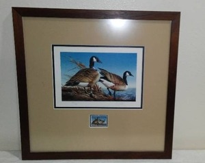 1981 Terry Redlin Banded Canada Geese, Signed Numbered.