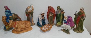 Ceramic Nativity Set.