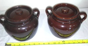 Bean Pots With Cover.