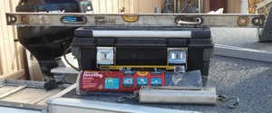 Stanley Toolbox, 4 ft. Level and More.