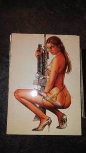 Hajime Sorayama, Sexy Robots and Pinups Cards.