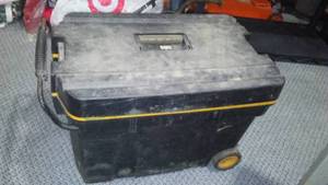 Rolling Toolbox, Plastic On Wheels.