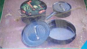 Coleman Camping Cook Set, Like New.
