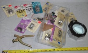 Sewing - Snap Tool and many snap sets.