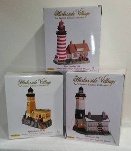 Christmas Village Light Houses (3)