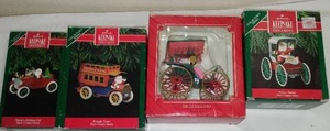 Hallmark Keepsake Collectible Ornaments  Santa�s Transportation (4).