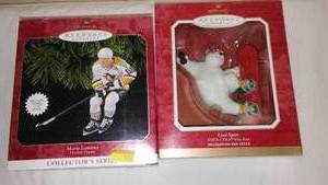 Hallmark Keepsake Collectible Ornaments Coca Cola , Hockey (2)