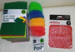 Multi Purpose Scour Pads, Lid Openers