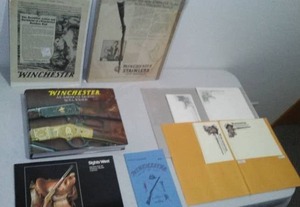Winchester Book, stationary, booklets advertising, rare stuff.