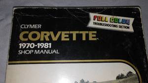 Corvette Shop Manual - useful 1970-1781.