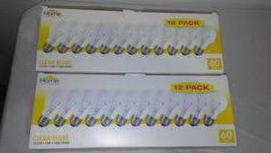 Light Bulbs 60 Watt. 24 Total.