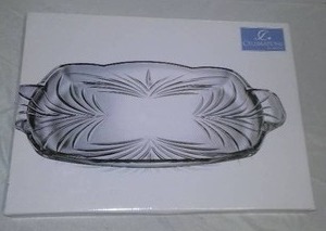 Mikasa Glass Serving Tray � NEW.
